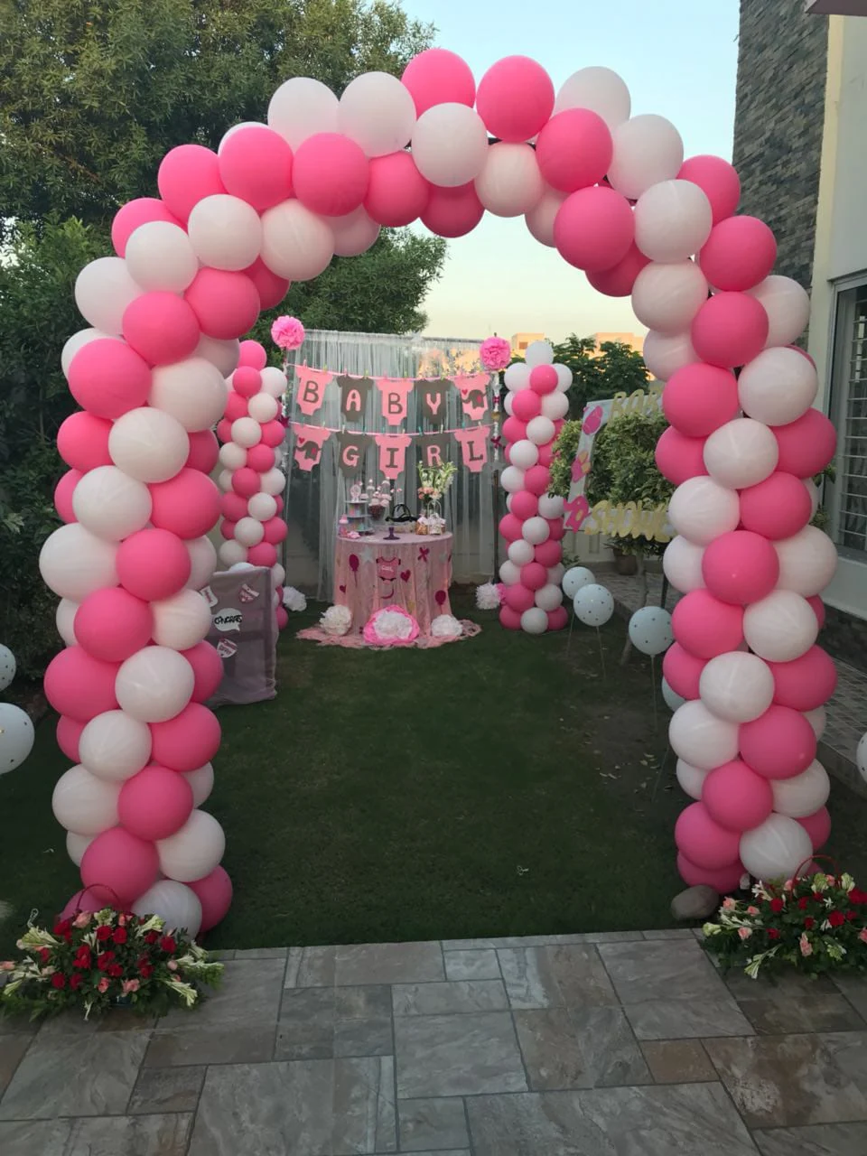 Creative birthday party theme with a coordinated backdrop and celebration styling